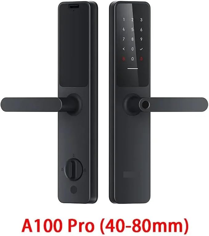 Smart Door Lock A100 Pro - Zigbee Bluetooth 5.0 Compatible with Apple Homekit Aqara Home(40-80mm)